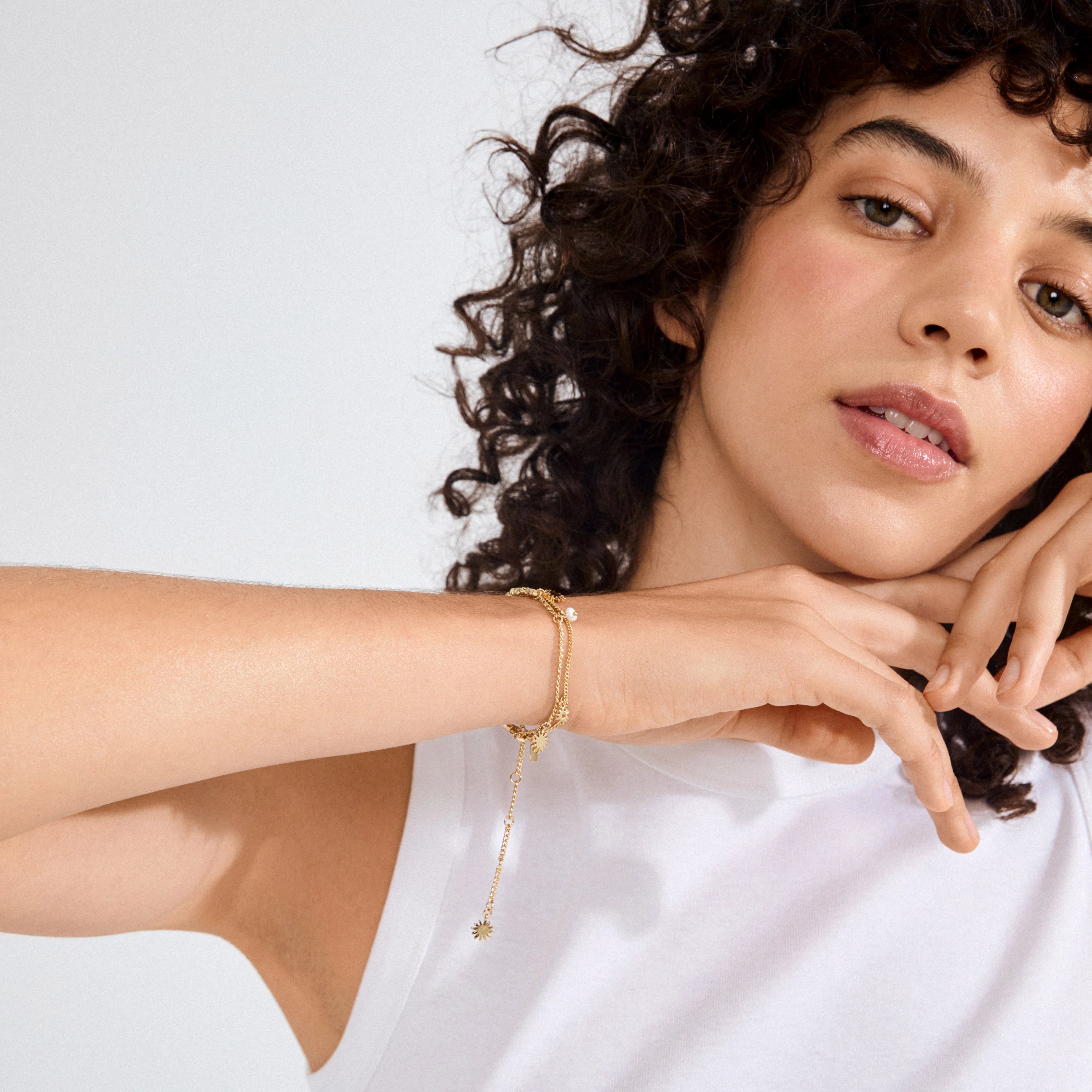 Pilgrim Prism Bracelet Gold-Plated