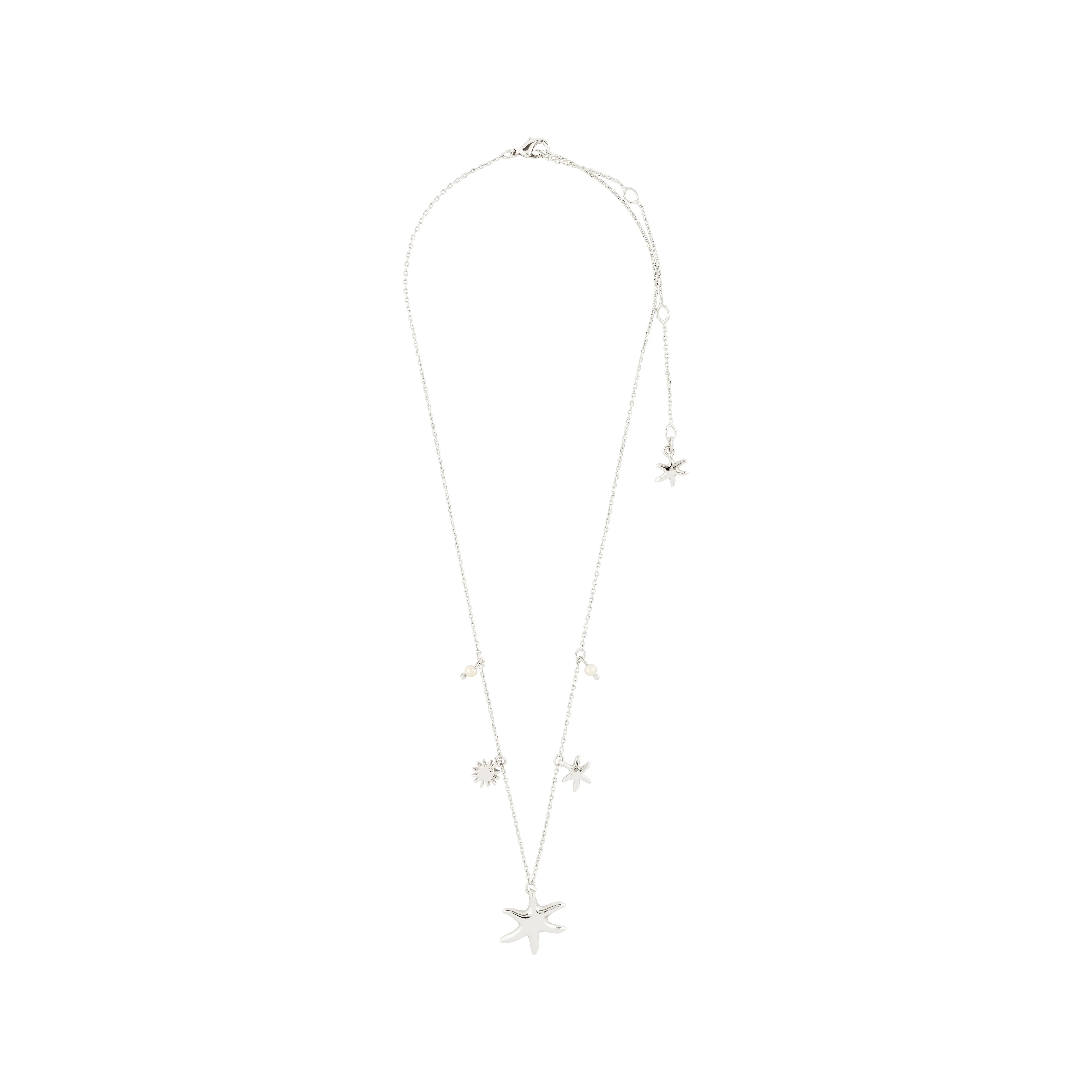 Pilgrim Prism Necklace Silver-Plated