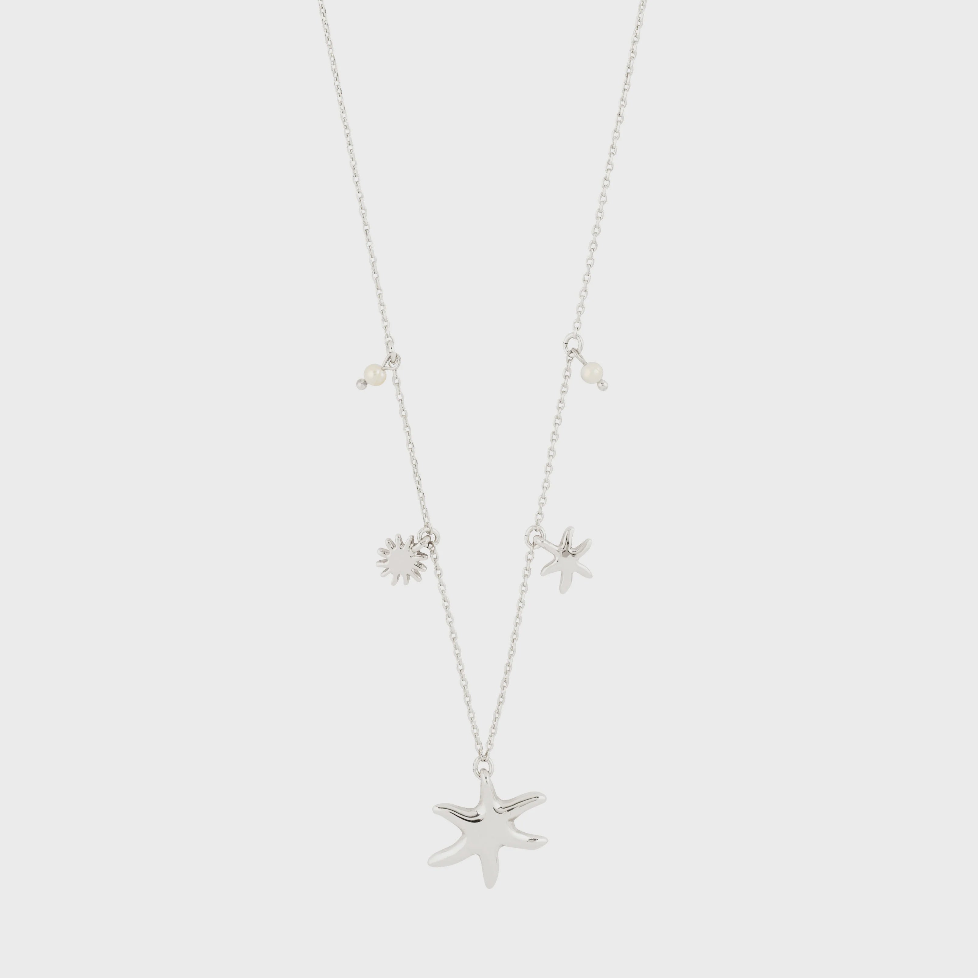 Pilgrim Prism Necklace Silver-Plated