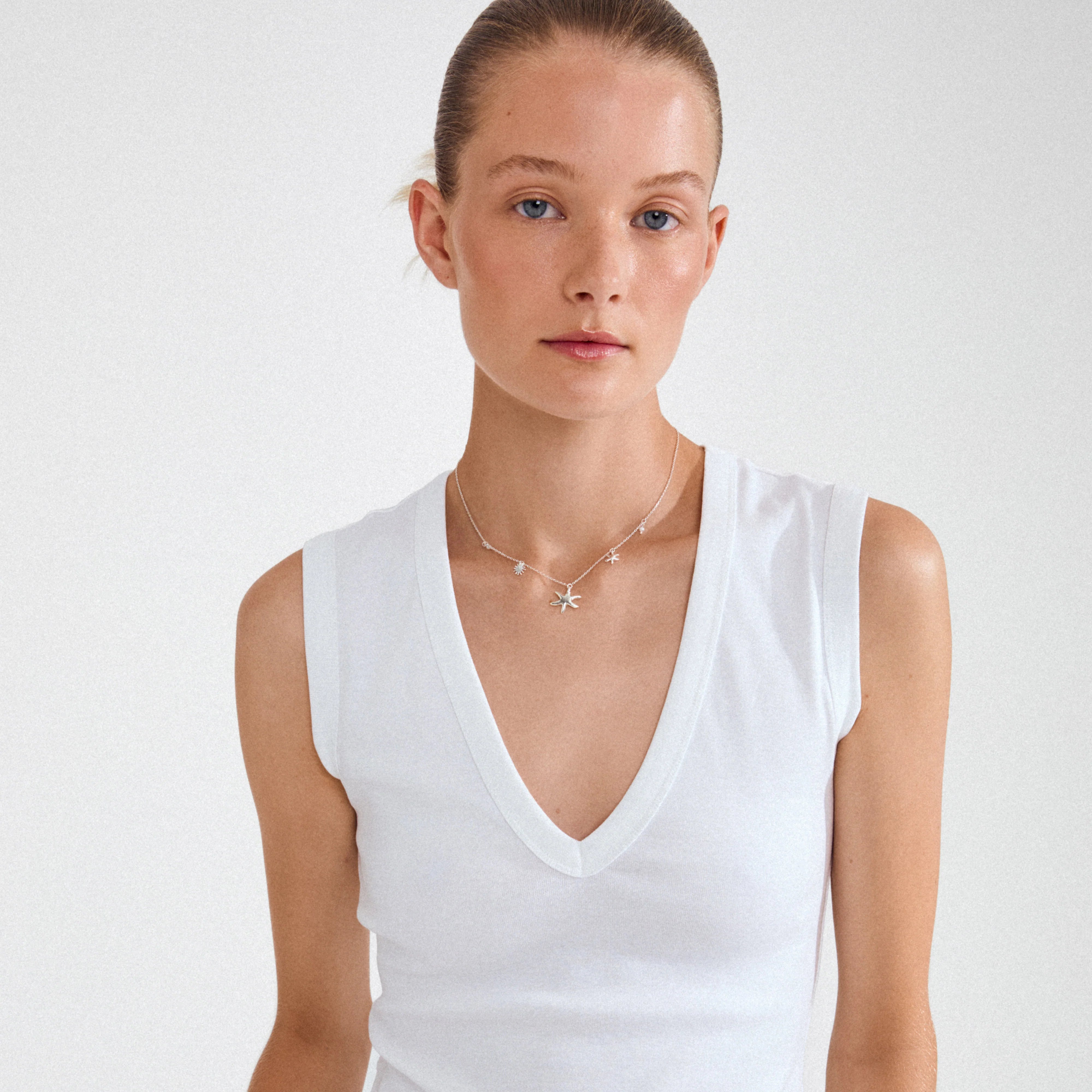 Pilgrim Prism Necklace Silver-Plated