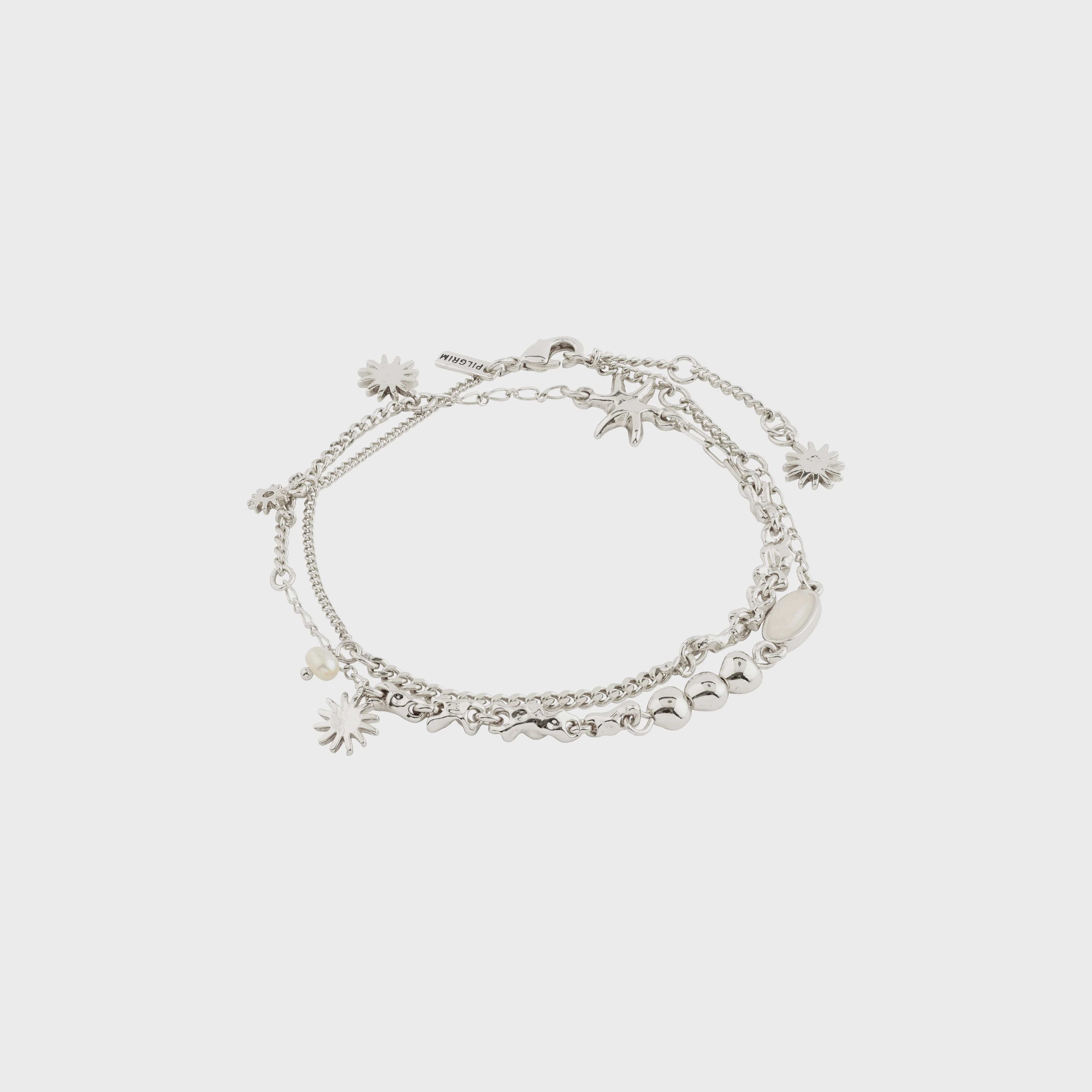 Pilgrim Prism Bracelet Silver-Plated