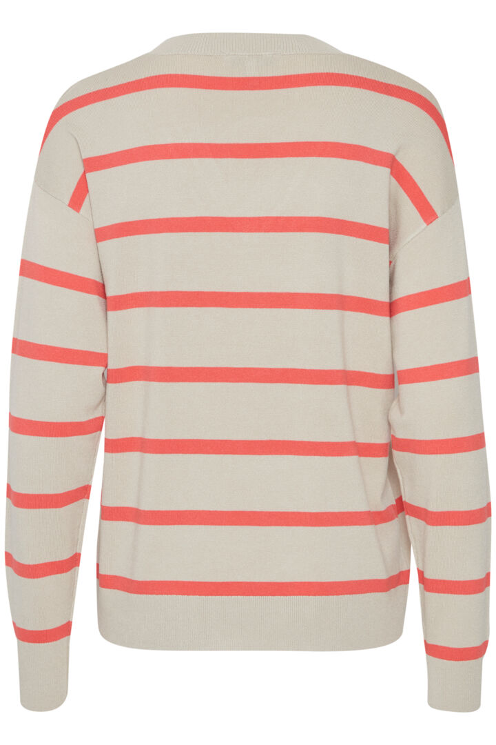 b.young Mmorla V-Neck Pullover Cayenne Mix