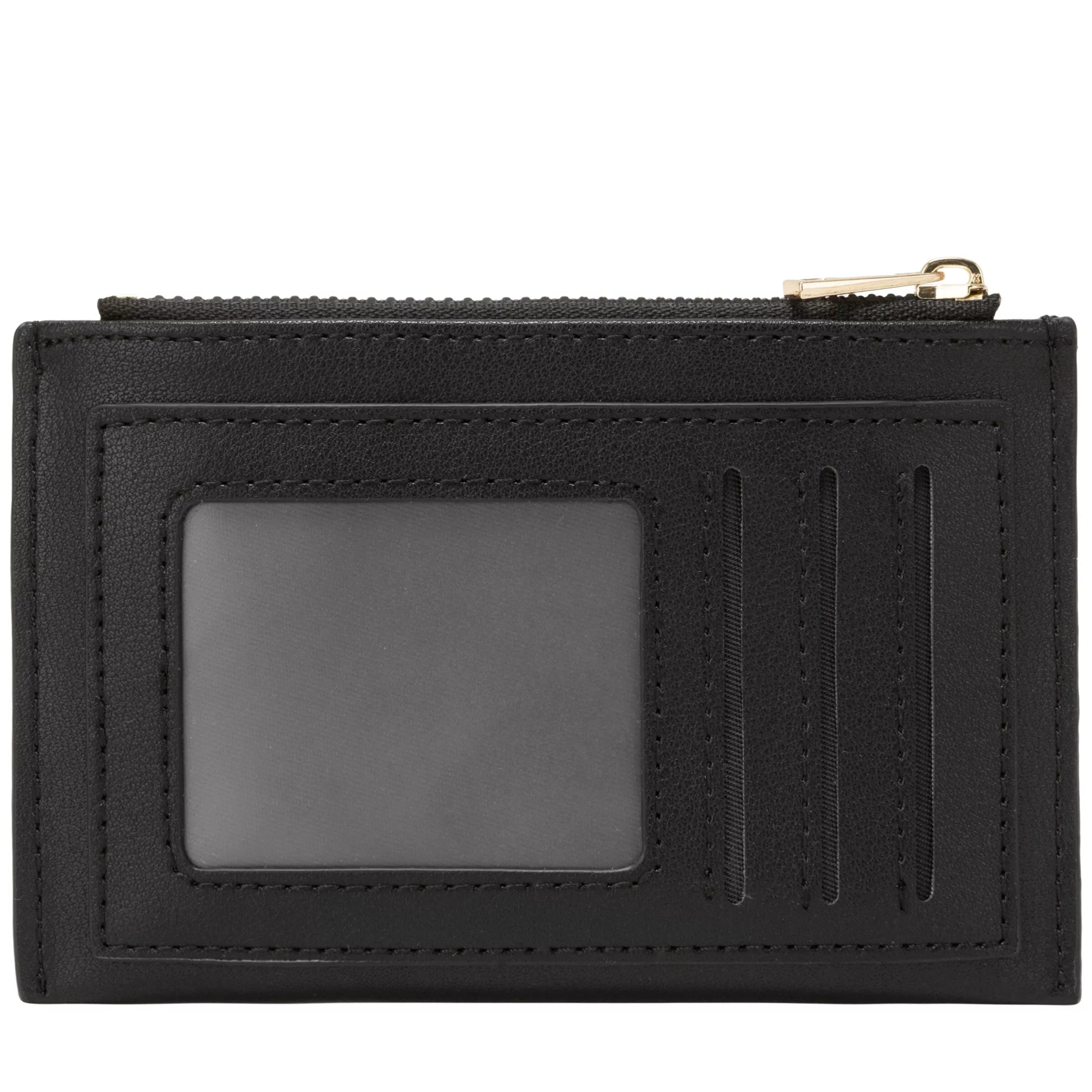 Every Other Zip Top Card Holder Black