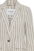 b.young Johanna Blazer Linen Black Stripe