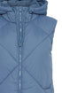 b.young Bomina Long Gilet Blue Horizon