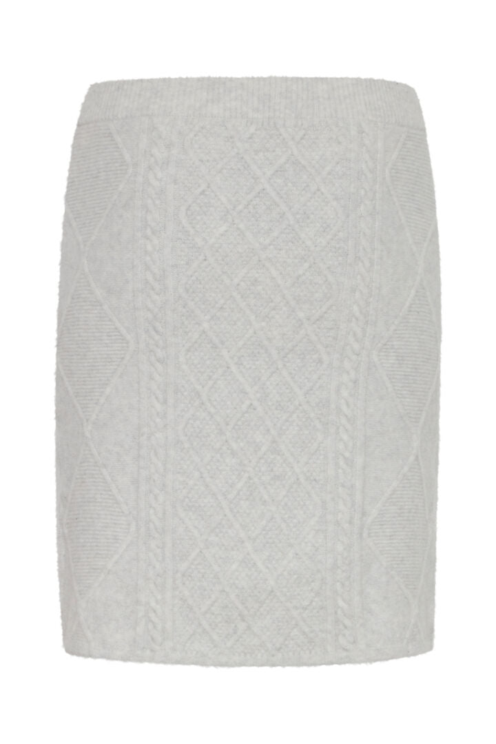 b.young Medi Skirt Marshmallow Melange