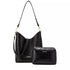 Every Other Curve Top Shoulder Bag Black
