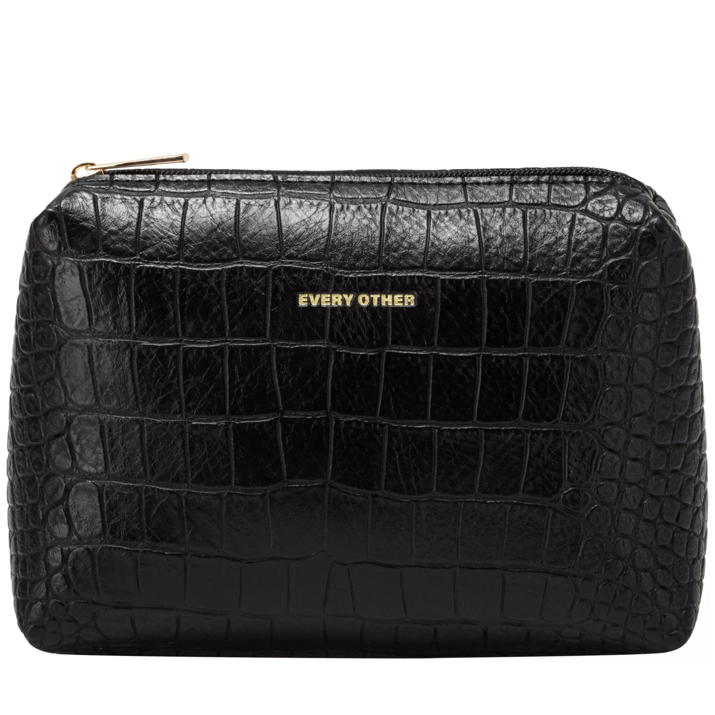 Every Other Curve Top Shoulder Bag Black