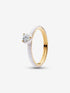 Pandora White Chakra Heart Ring