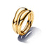 Pandora Essence Organically Shaped Stacking Rings