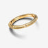 Pandora ME Gold Plated Texture & Stones Ring