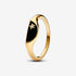 Pandora ME Gold Plated Halved Enamel Signet Ring