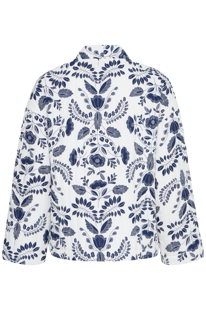 b.young Daima Jacket Med Blue Flower