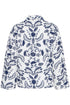 b.young Daima Jacket Med Blue Flower