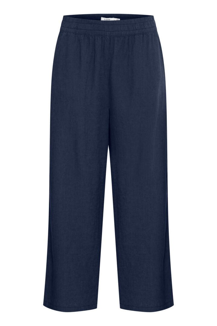b.young Falakka Crop Trousers Copenhagen Night