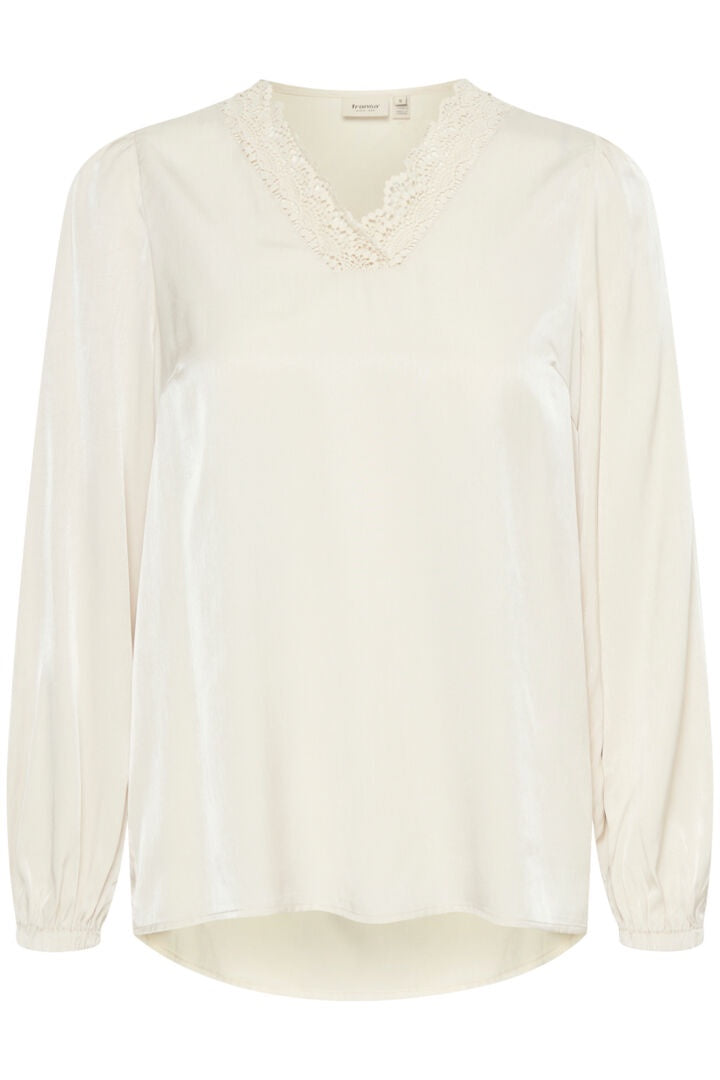 Fransa Diana Blouse Whisper White