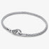 Pandora Pavé Clasp Foxtail Chain Charm Bracelet