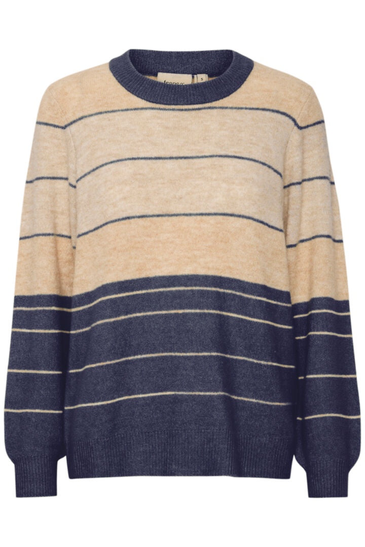 Fransa Ellis Jumper Vintage Indigo Melange