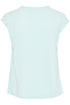 b.young Perl Pleat Tee Blue Haze