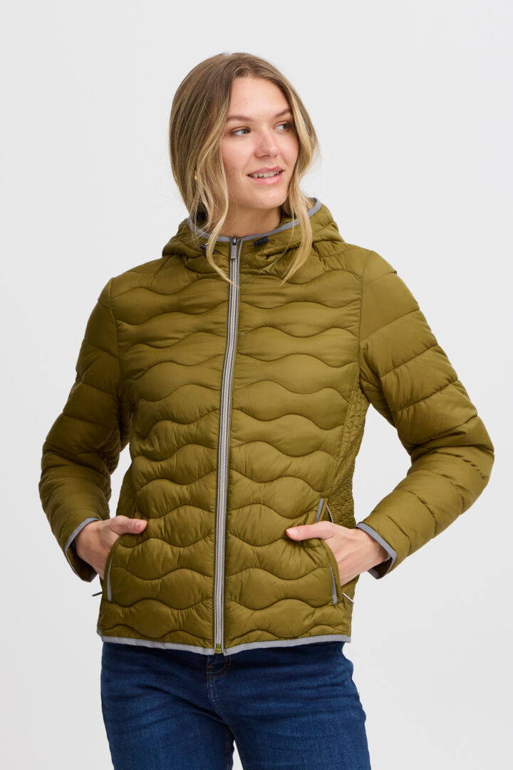 Fransa Padding Jacket Green Moss