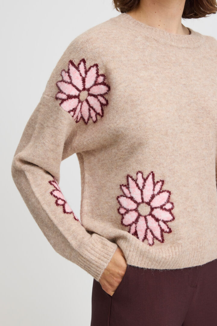 b.young Omea Jumper Cement Mix