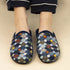Lunar Crackle Blue Spotty Mule Slipper