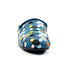 Lunar Crackle Blue Spotty Mule Slipper