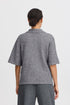 b.young Omea Polo Jumper Mid Grey Melange