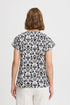 b.young Falakka O-Neck Blouse Ethnic Black Mix