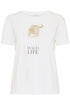 b.young Sobbe Tiger Tshirt Marshmallow