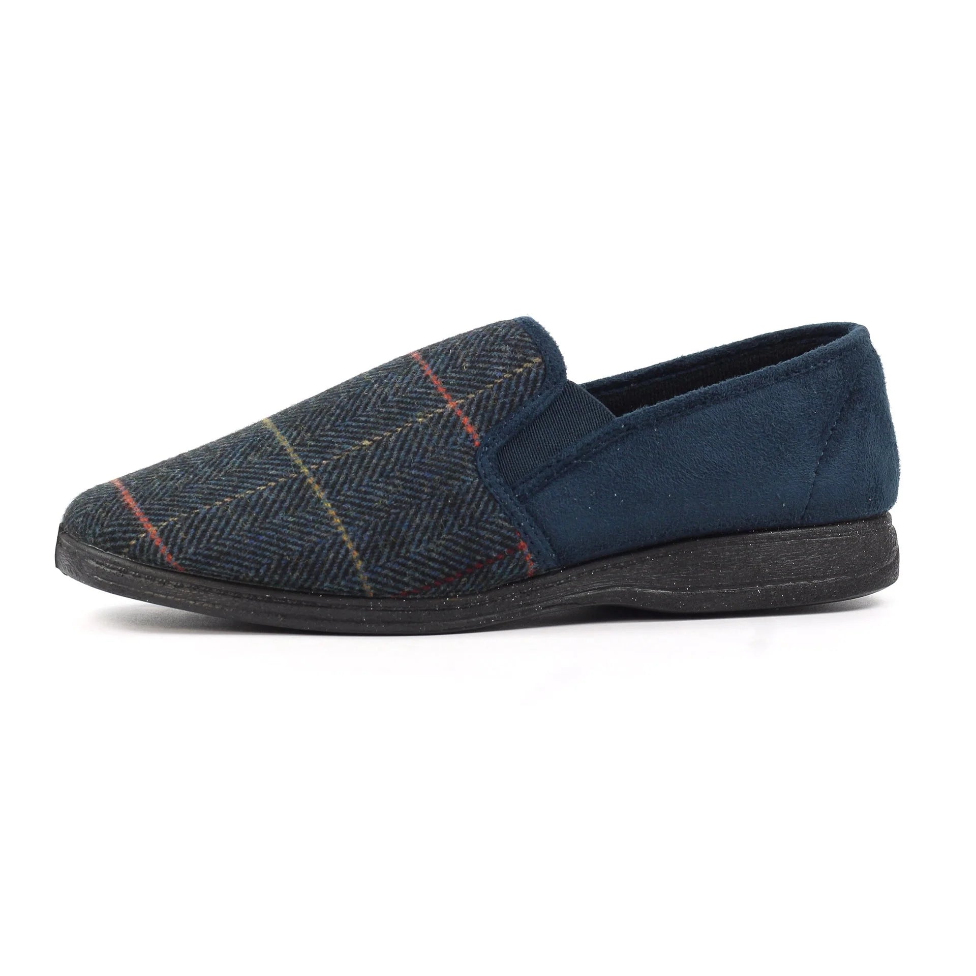 Lazy Dogz Harrison II Navy Slipper