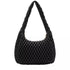 Every Other Quilted Shoulder Bag Black