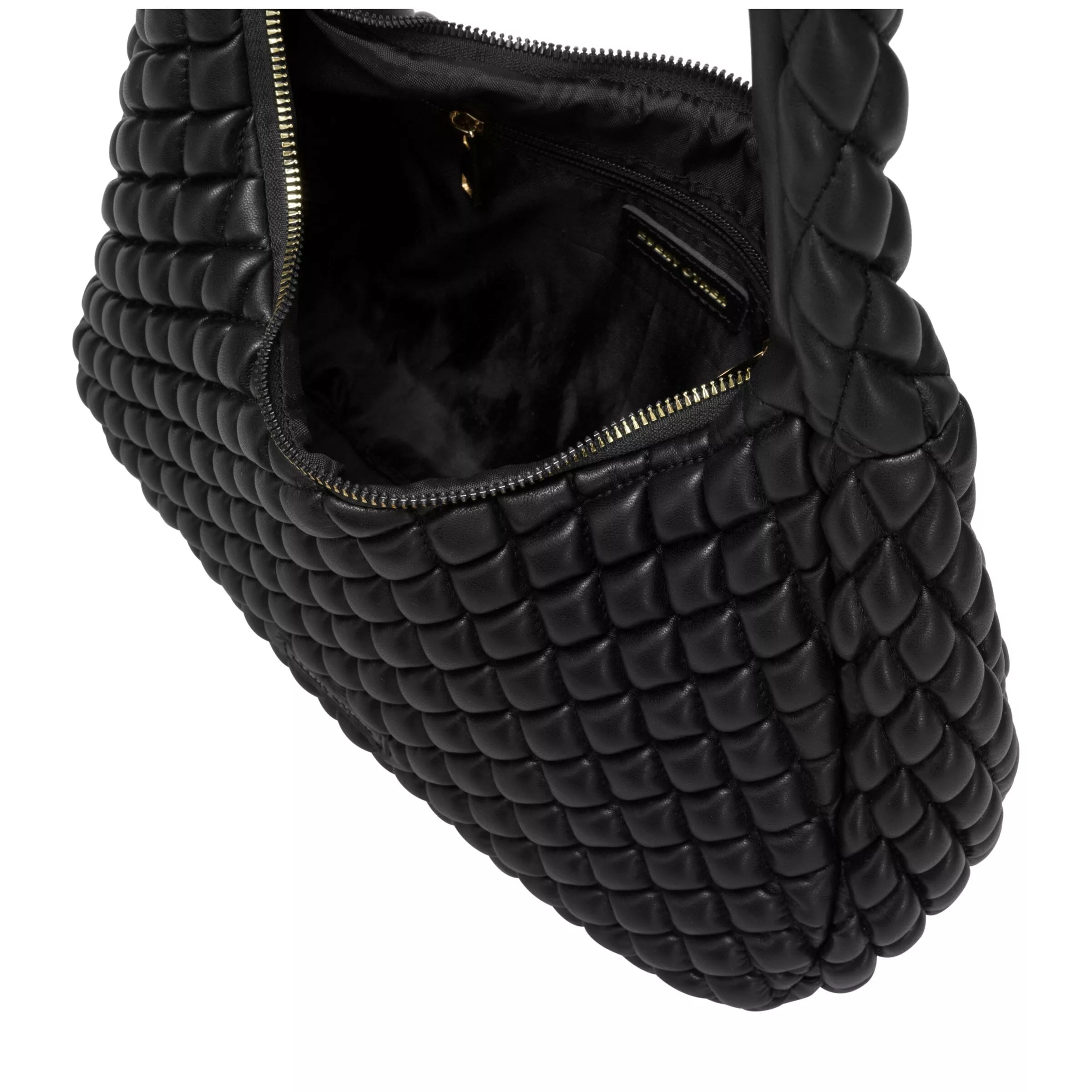 Every Other Quilted Shoulder Bag Black