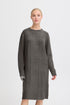 b.young Medi Dress Dark Grey Melange