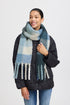 b.young Watti Scarf Blue Horizon Mix