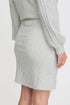 b.young Medi Skirt Marshmallow Melange