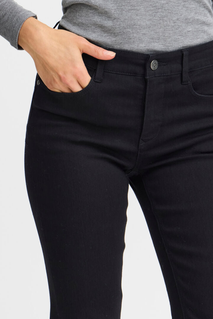 Fransa Luxe Sarah Jeans Black