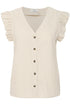 b.young Falakka Ruffle Shirt Rainy Day