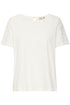Fransa Zora T-shirt Blanc de Blanc