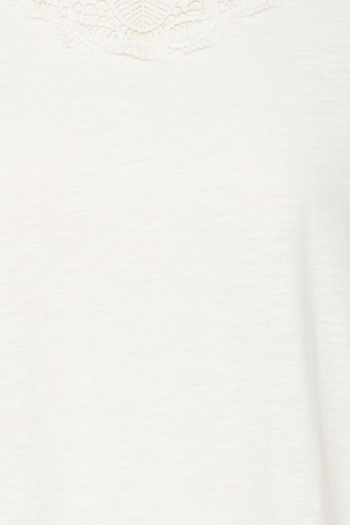 Fransa Zora T-shirt Blanc de Blanc