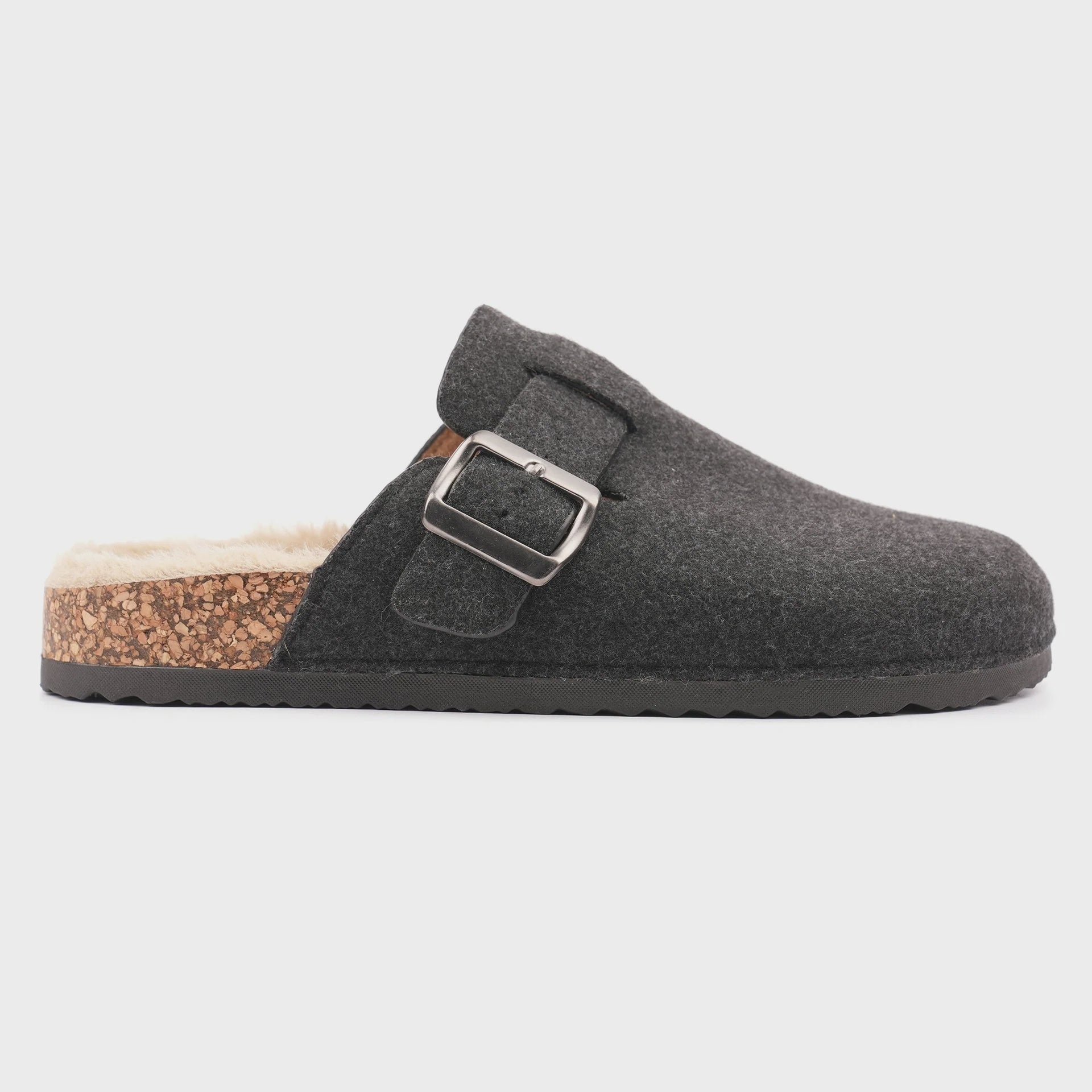 Lazy Dogz Palmer Dark Grey Mule Slipper