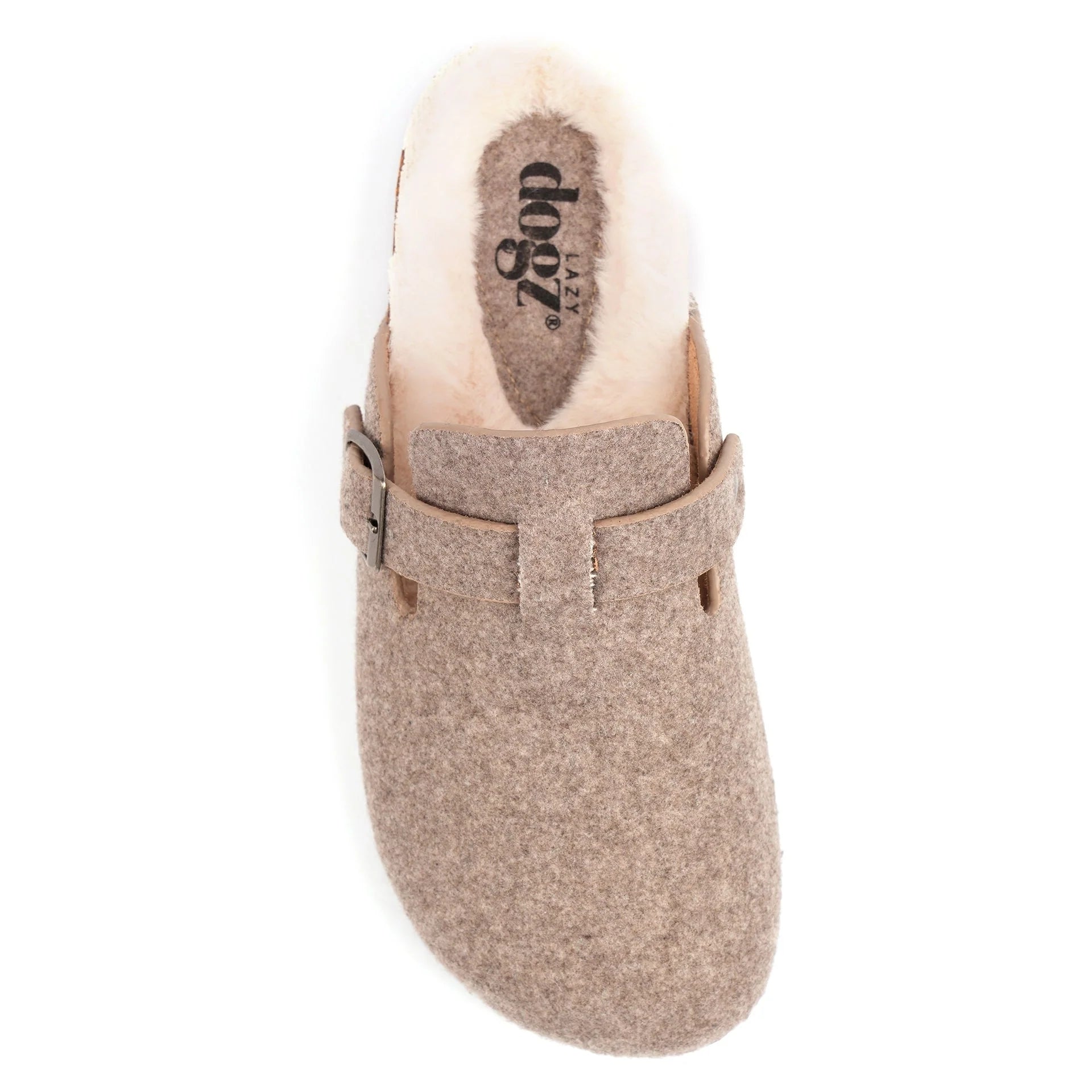 Lunar Ruthie Mink Mule Slipper