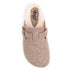 Lunar Ruthie Mink Mule Slipper