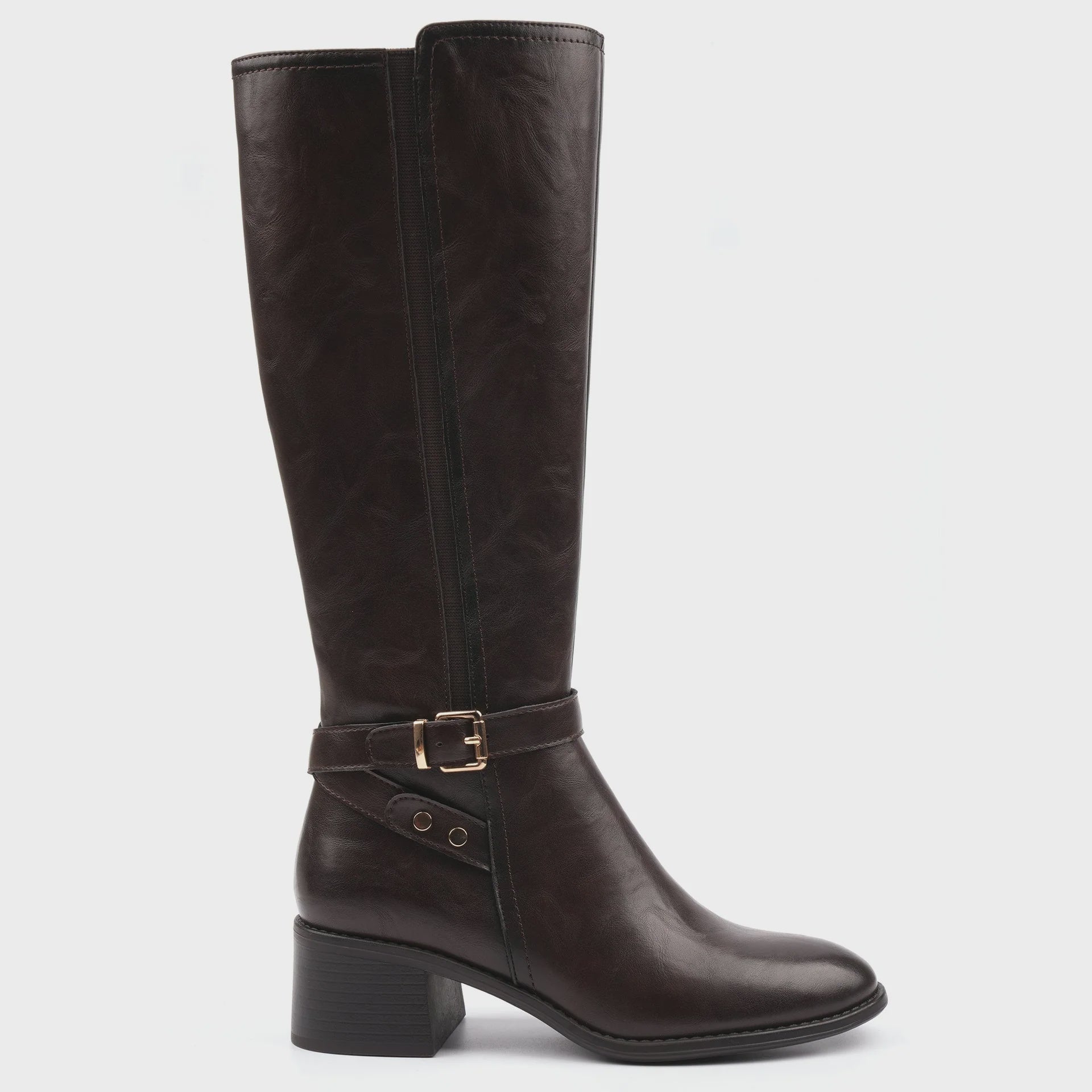 Lunar Sindy Brown Long Boot