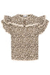 Saint Tropez Kirby Blouse Creme Leopard Strokes