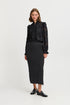 b.young Marianne Slim Skirt Black