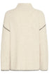 b.young Omea Rollneck Jumper Birch Melange