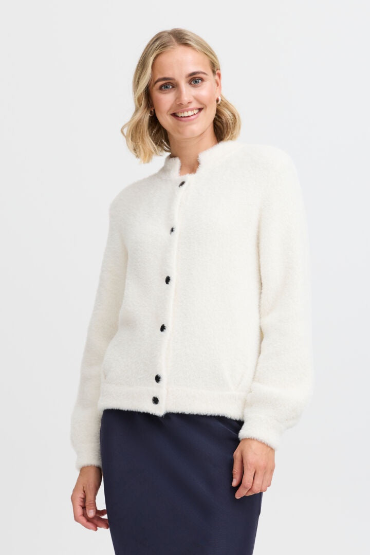 Fransa Reese Cardigan Birch