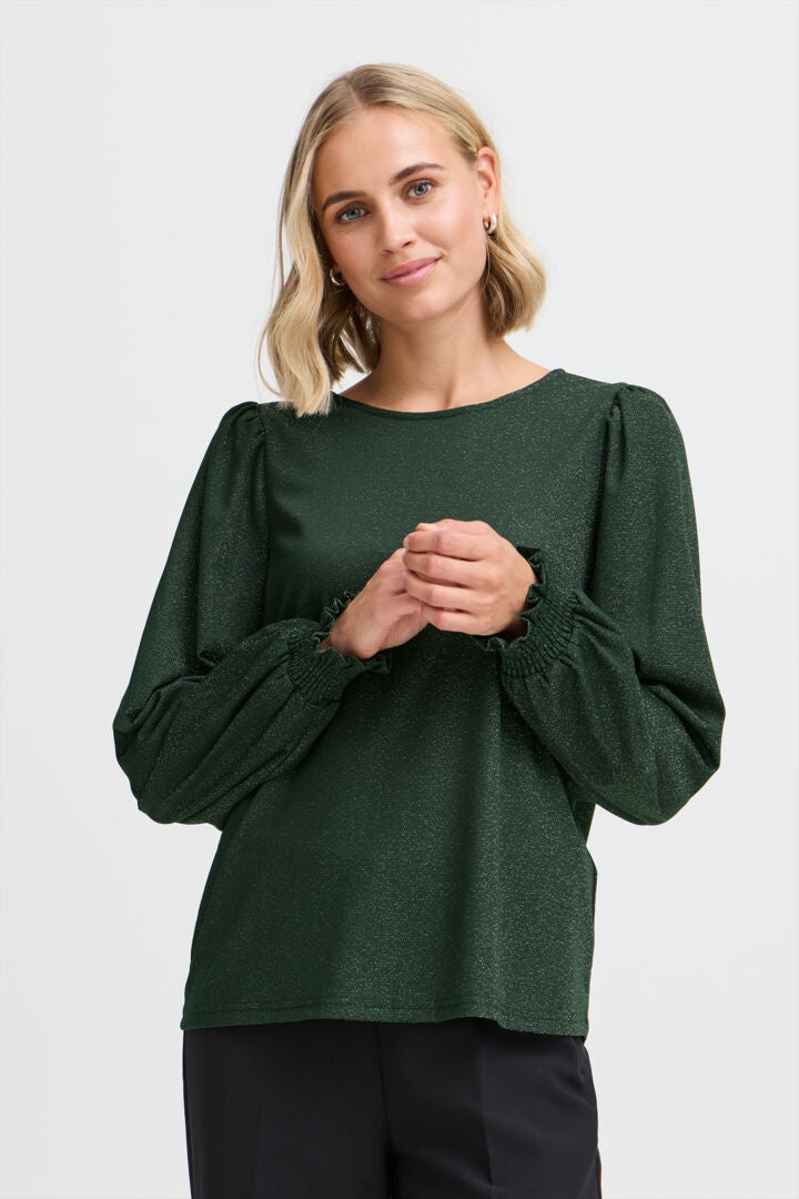 Fransa Luca Blouse Scarab Mix