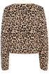 Saint Tropez Lydia Cardigan Black Leopard Jacquard